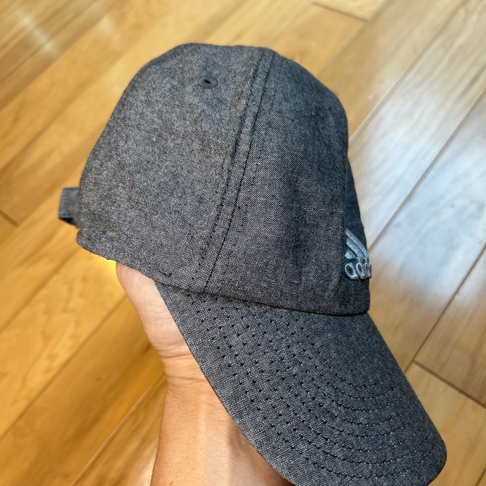 Adidas Climalite Charcoal Cotton baseball Cap with Logo for women - Picture 12 of 13